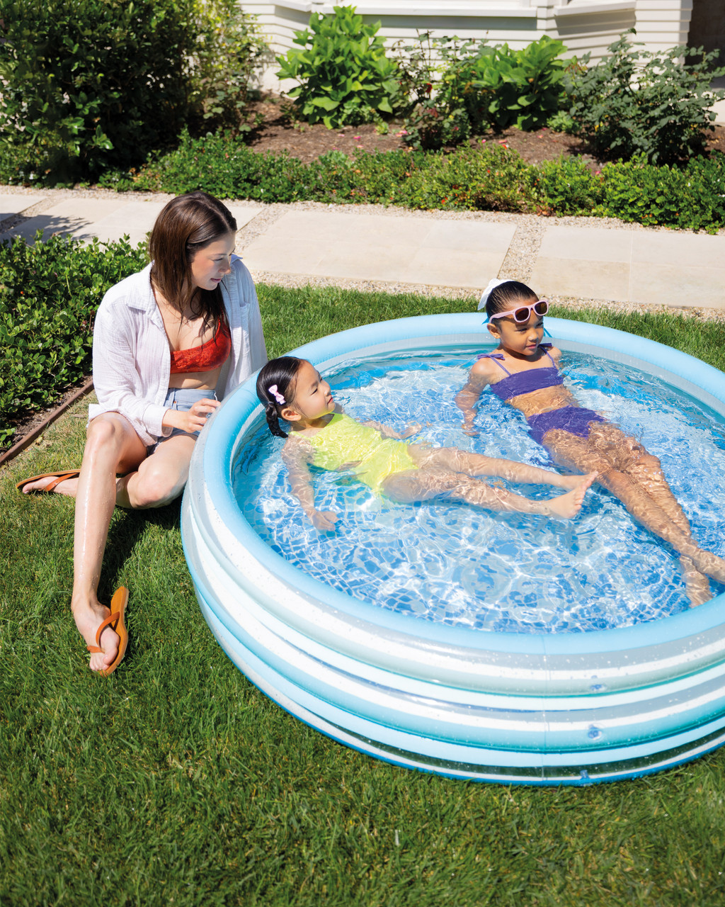 Blue Bliss Splash Kiddie Pool
