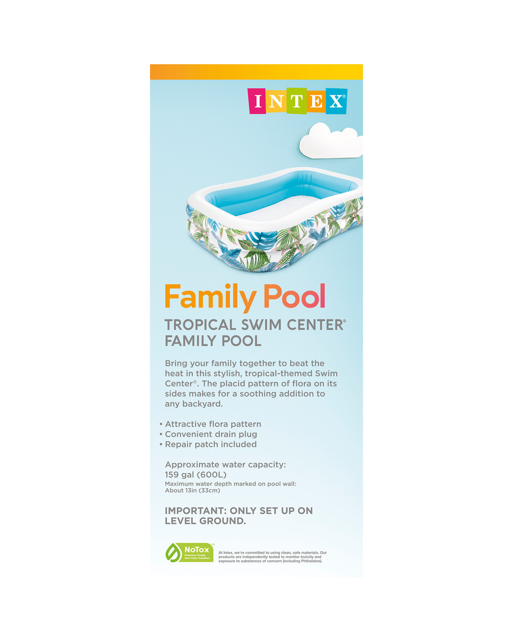 Tropical Swim Center® Family Inflatable Pool 6 Tropical Swim Center® Family Inflatable Pool