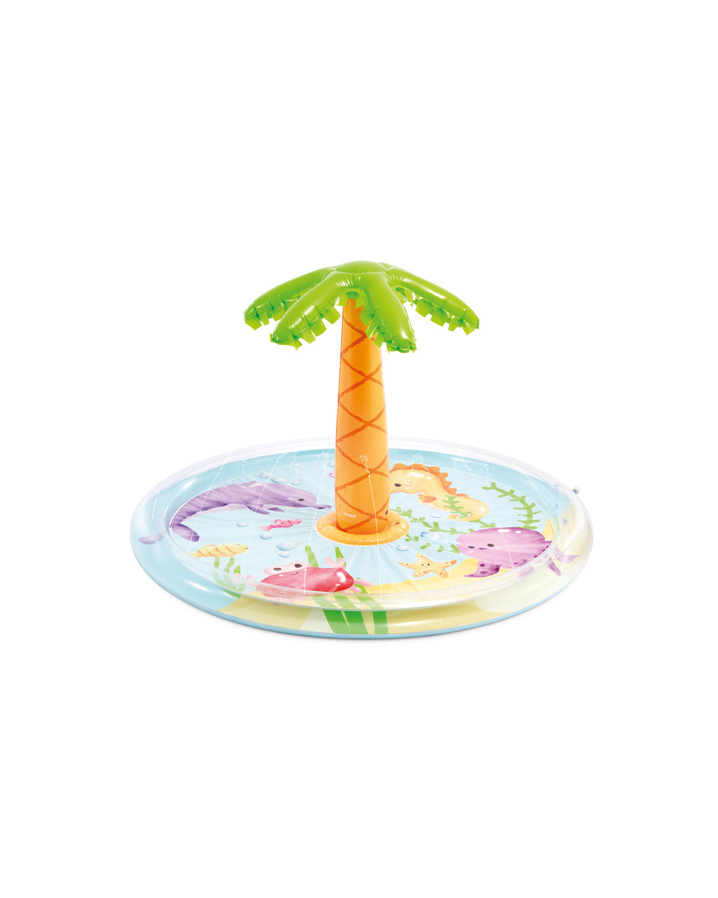 Palm Tree Spray Kiddie Pool 3 Palm Tree Spray Kiddie Pool