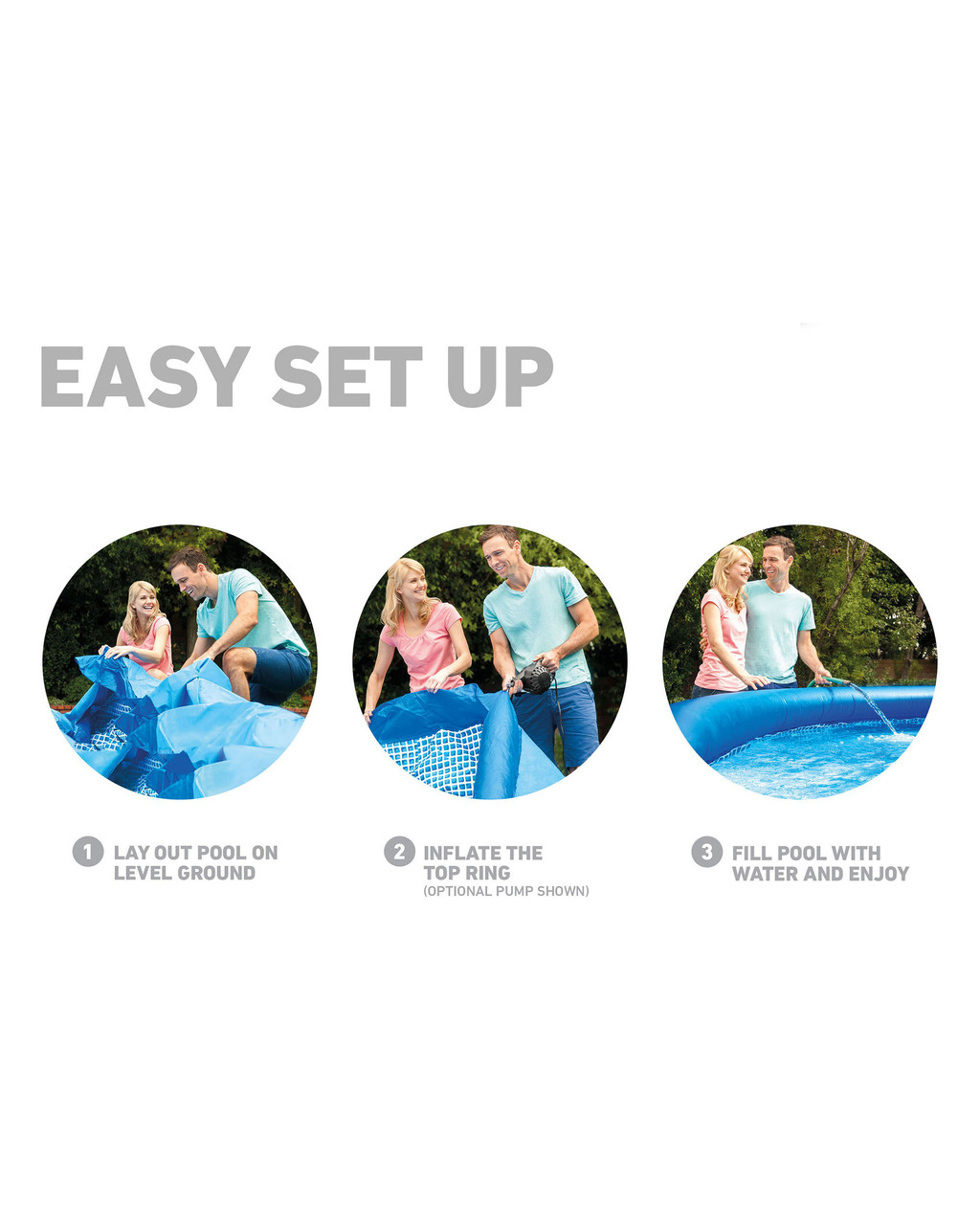 Easy Set® 8' x 24" Inflatable Pool