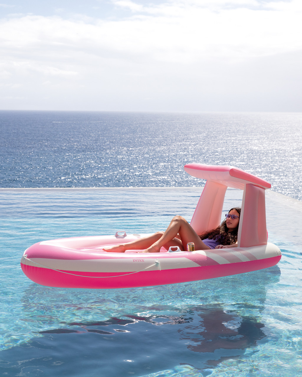 Pink Paradise Inflatable Boat Float