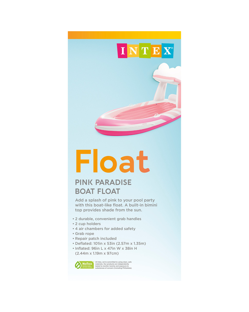 Pink Paradise Inflatable Boat Float