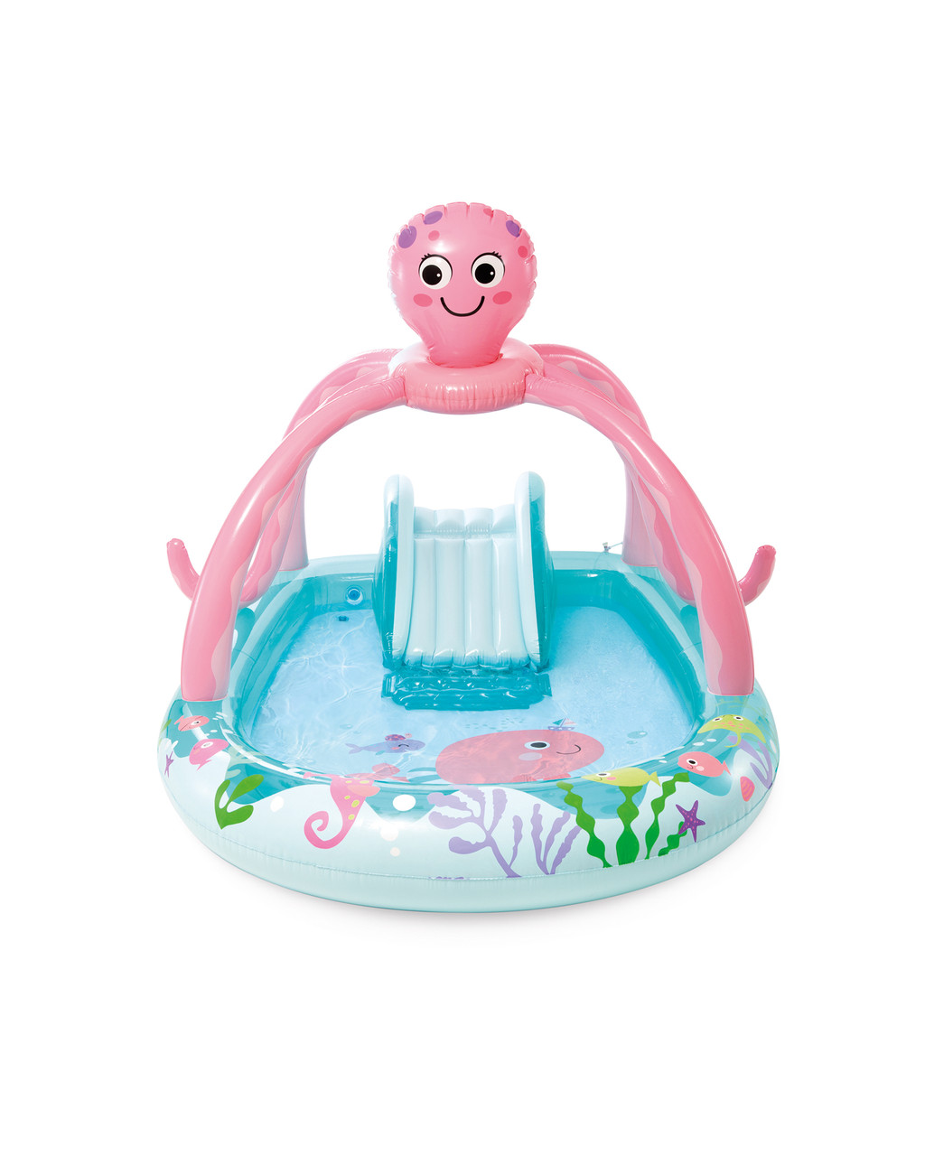 Friendly Octopus Inflatable Play Center w/ Slide