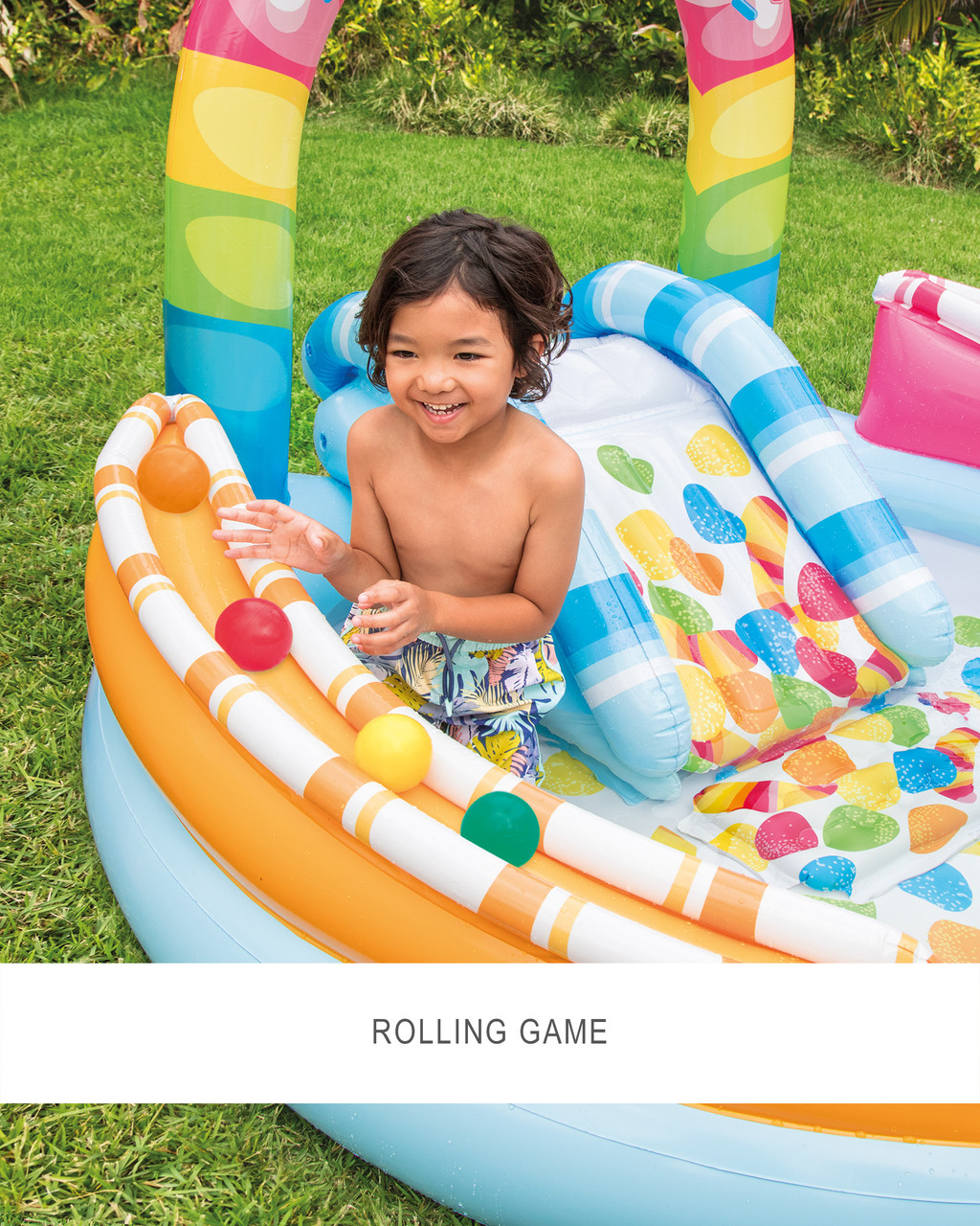 Candy Fun Inflatable Play Center w/ Slide 7 Candy Fun Inflatable Play Center w/ Slide