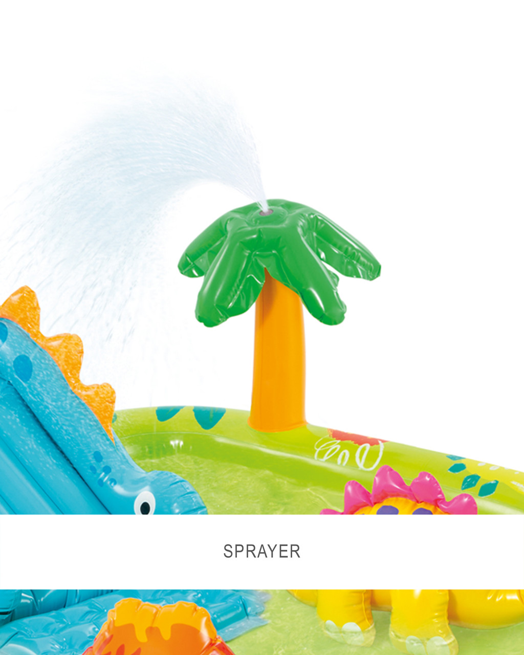 Little Dino Inflatable Play Center w/ Slide