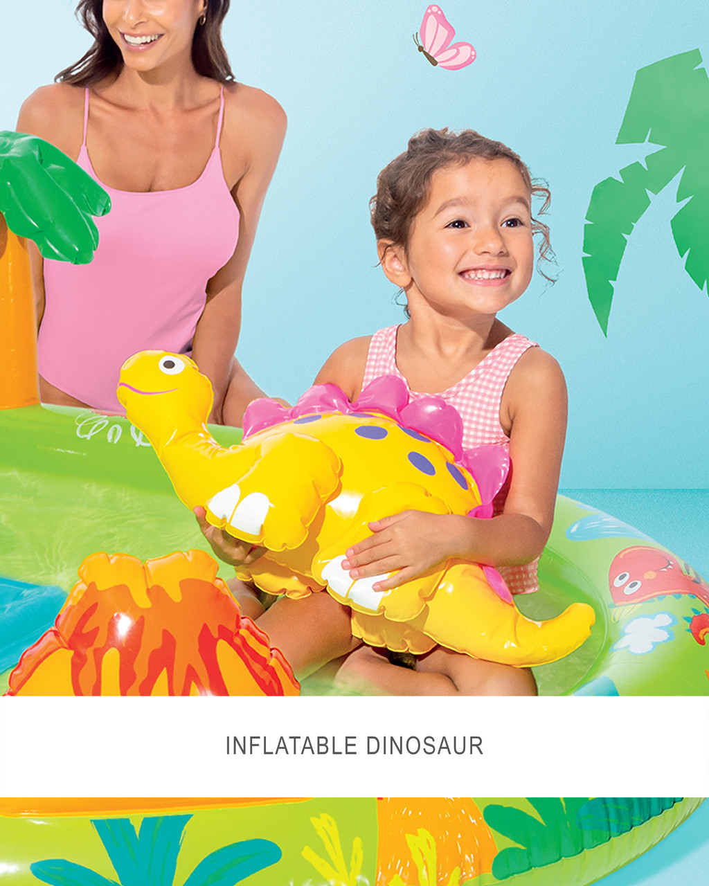 Little Dino Inflatable Play Center w/ Slide