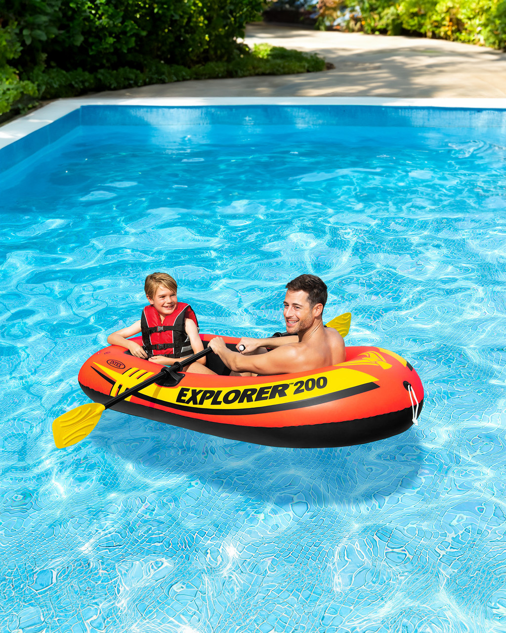 Explorer™ 200 Inflatable Boat Set - 2 Person