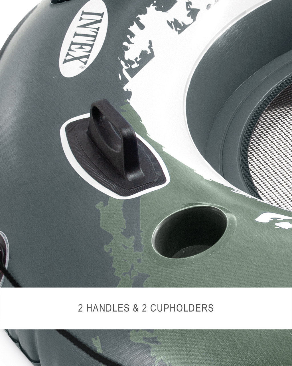 River Run® 1 Inflatable Floating Lake Tube - Green 3 River Run® 1 Inflatable Floating Lake Tube - Green