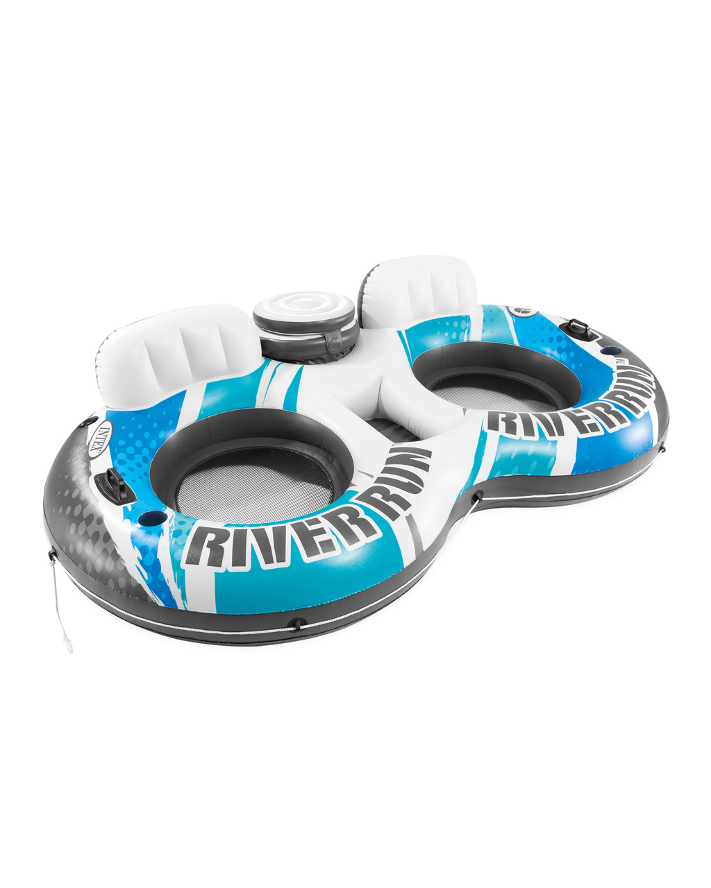River Run® 2 Inflatable Floating Lake Tube - Blue Rapids 10 River Run® 2 Inflatable Floating Lake Tube - Blue Rapids