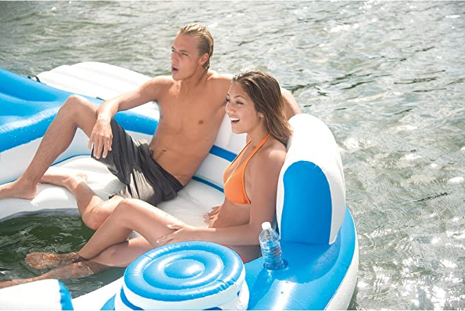 Splash 'N Chill Inflatable Lake Island Float 3 Splash 'N Chill Inflatable Lake Island Float