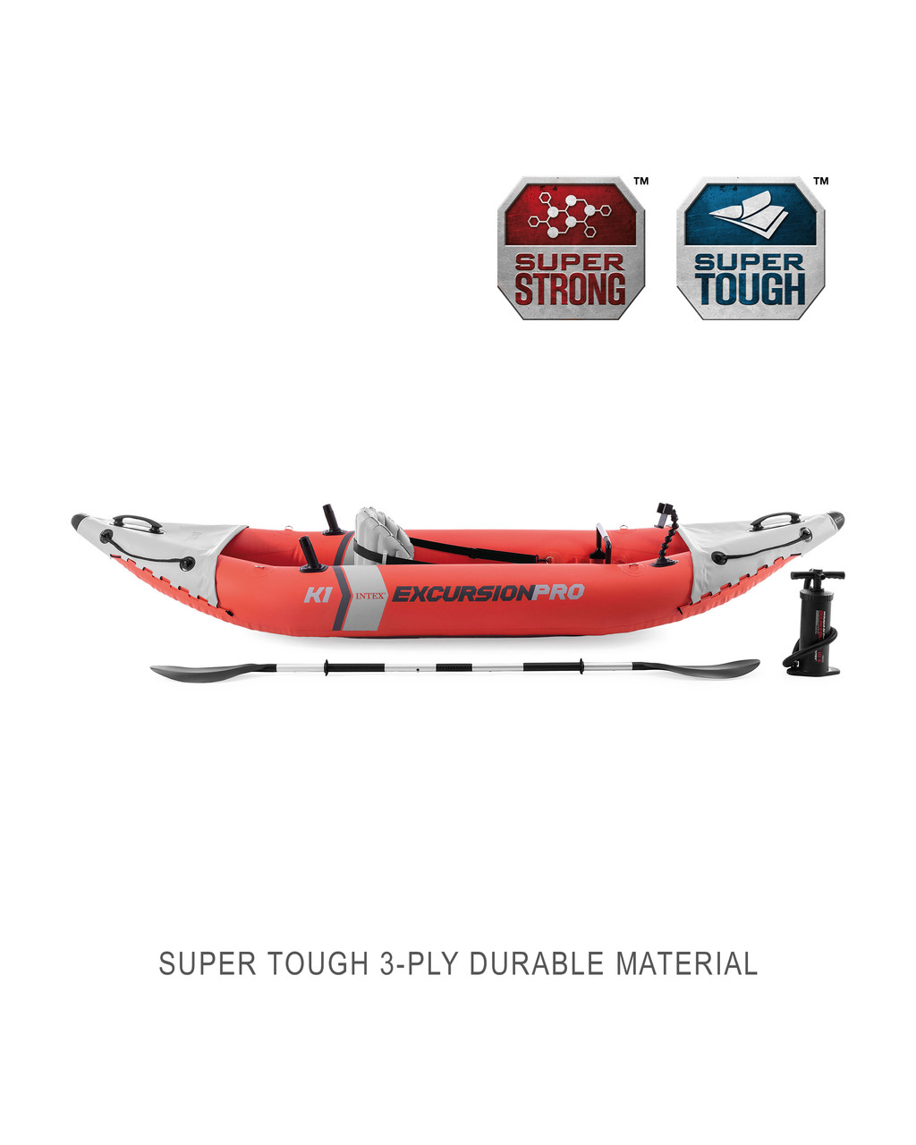 Excursion™ Pro K1 Inflatable Kayak - 1 Person 4 Excursion™ Pro K1 Inflatable Kayak - 1 Person