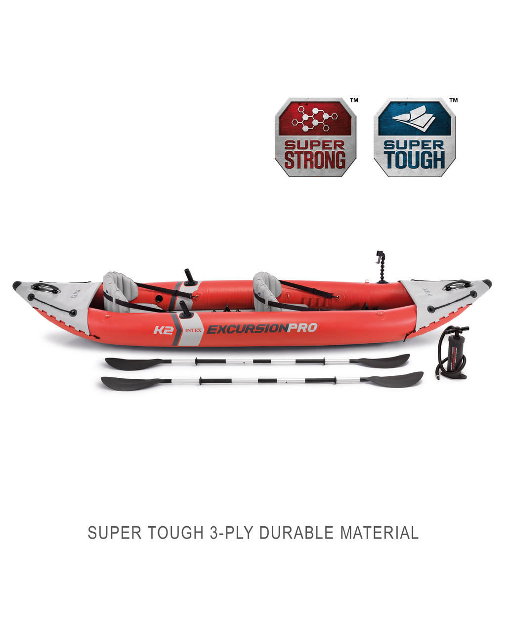Excursion™ Pro K2 Inflatable Kayak - 2 Person 3 Excursion™ Pro K2 Inflatable Kayak - 2 Person