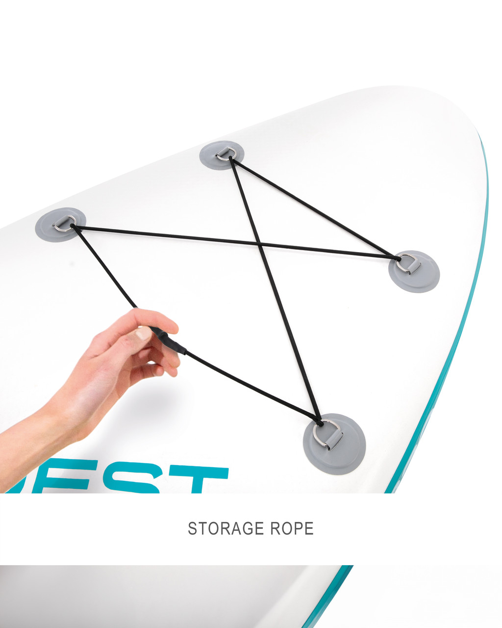 10' 6" AquaQuest® 320 Inflatable Paddle Board Package