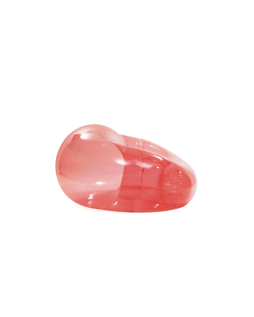 Transparent Beanless Bag™ Inflatable Lounge Chair - Pink 4 Transparent Beanless Bag™ Inflatable Lounge Chair - Pink
