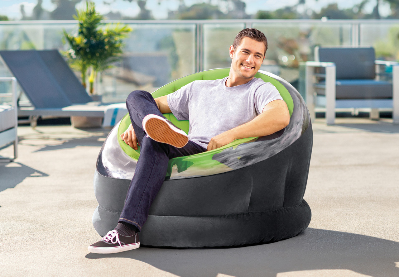 Empire Chair Indoor / Outdoor Inflatable Lounger - Green