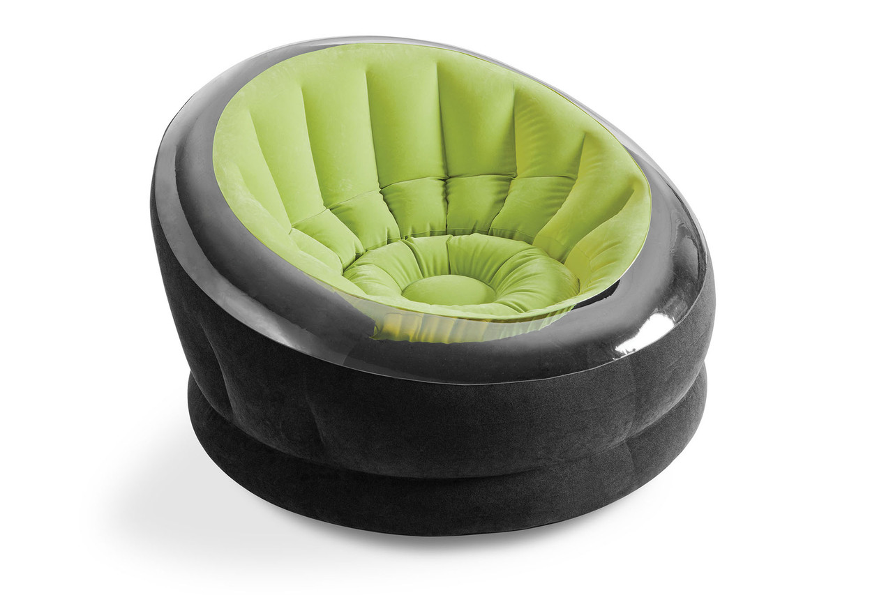Empire Chair Indoor / Outdoor Inflatable Lounger - Green 4 Empire Chair Indoor / Outdoor Inflatable Lounger - Green