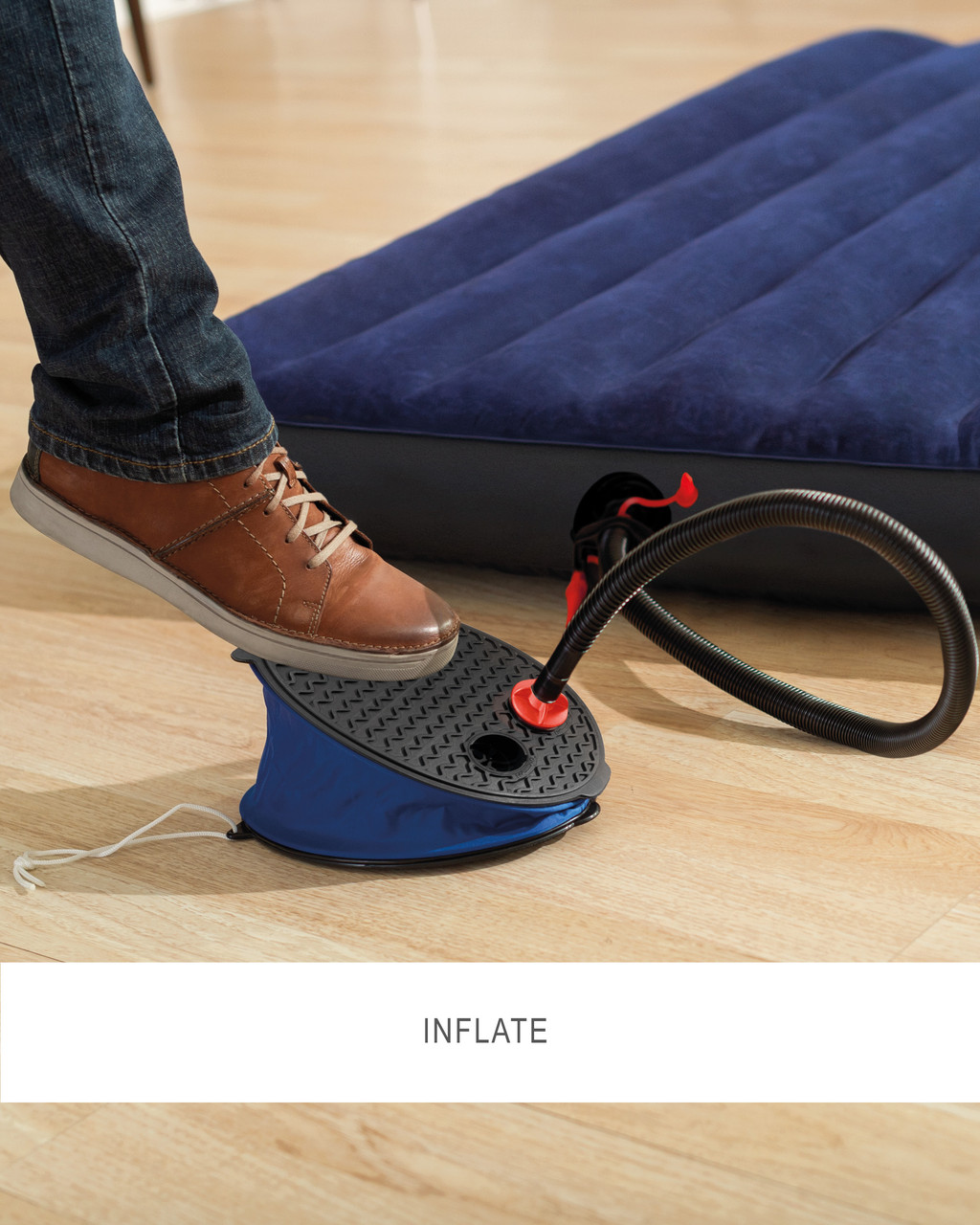 Bellows Foot Pump - 11 Inch