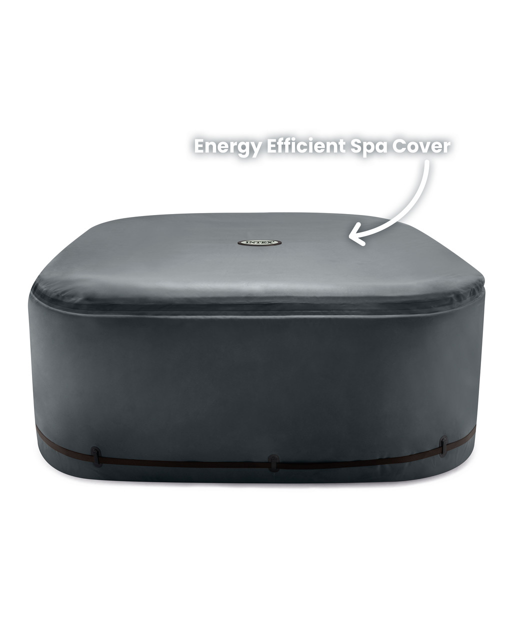 4-Person Greystone Deluxe Square Bubble Spa Set