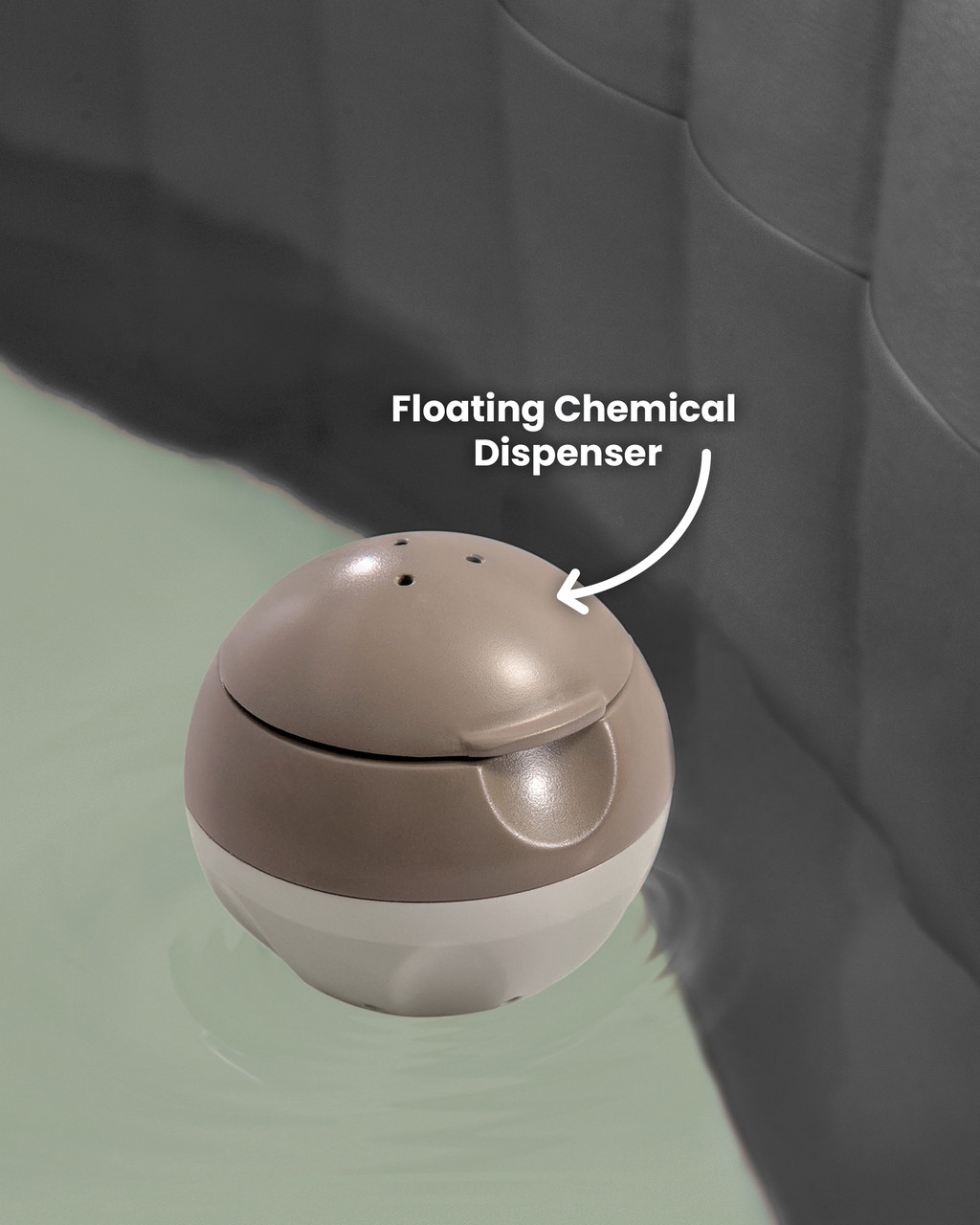 PureSpa™ Greywood Deluxe Round Bubble Spa Set - 4-Person 10 PureSpa™ Greywood Deluxe Round Bubble Spa Set - 4-Person