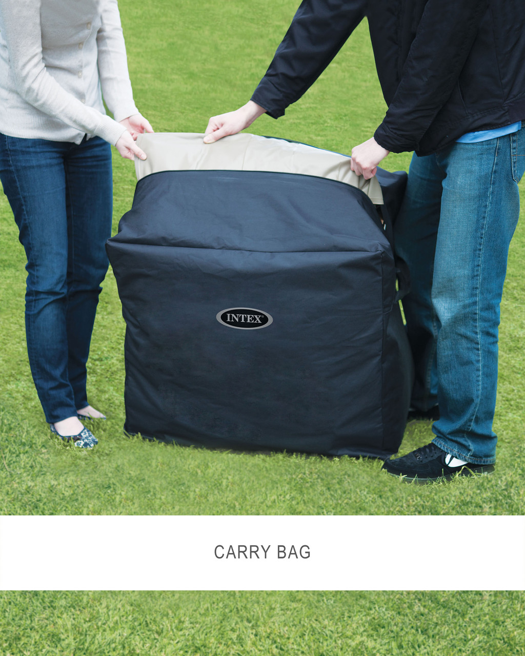 PureSpa™ Sahara Tan Round Bubble Inflatable Spa Set - 6-Person 9 PureSpa™ Sahara Tan Round Bubble Inflatable Spa Set - 6-Person