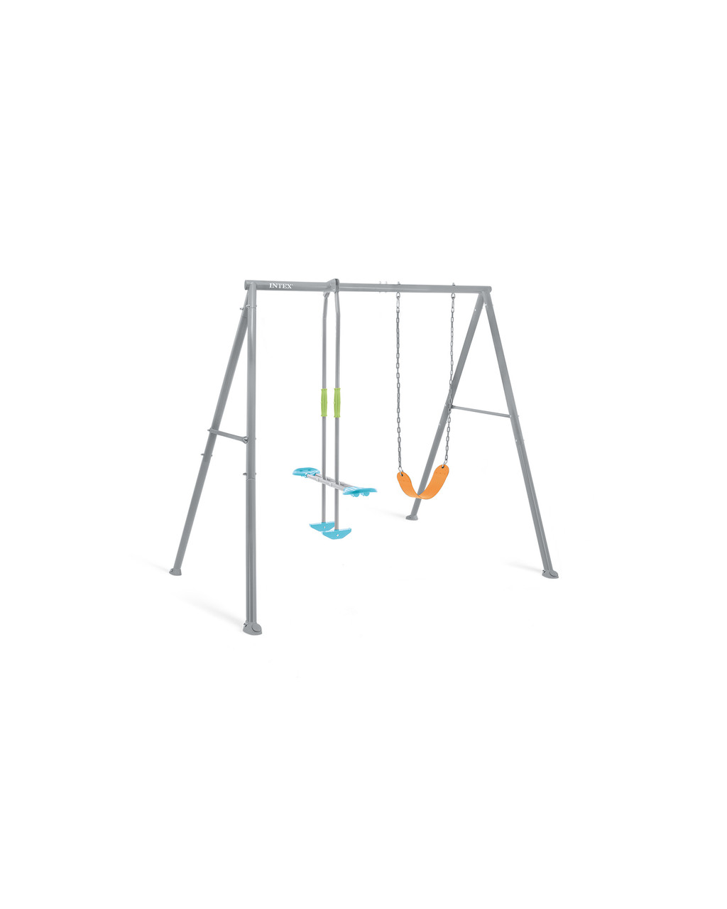 Swing & Glide Two Feature Gray Swing Set w/ FREE Trapeze Bar 4 Swing & Glide Two Feature Gray Swing Set w/ FREE Trapeze Bar