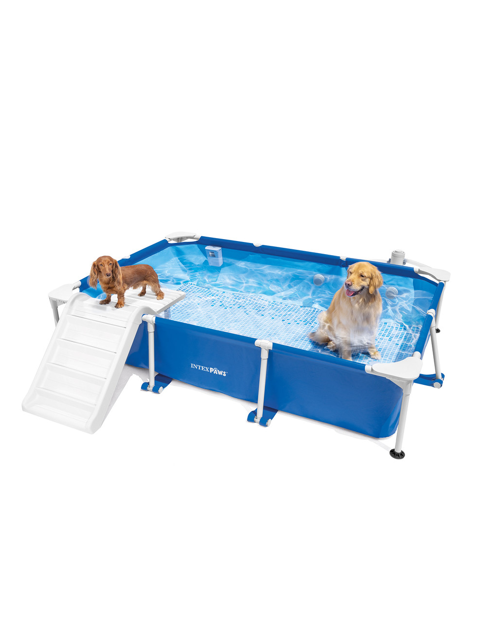 Rectangular Frame Pet Pool Set with Filter 11 Rectangular Frame Pet Pool Set with Filter