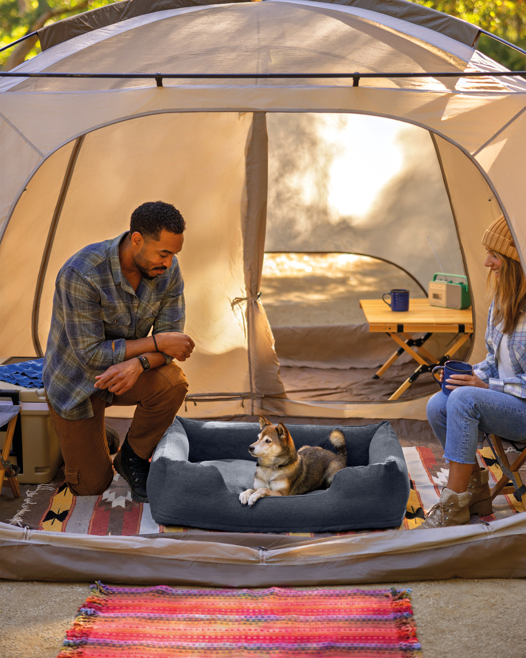 Inflatable Pet Bed With Hand Pump - Medium