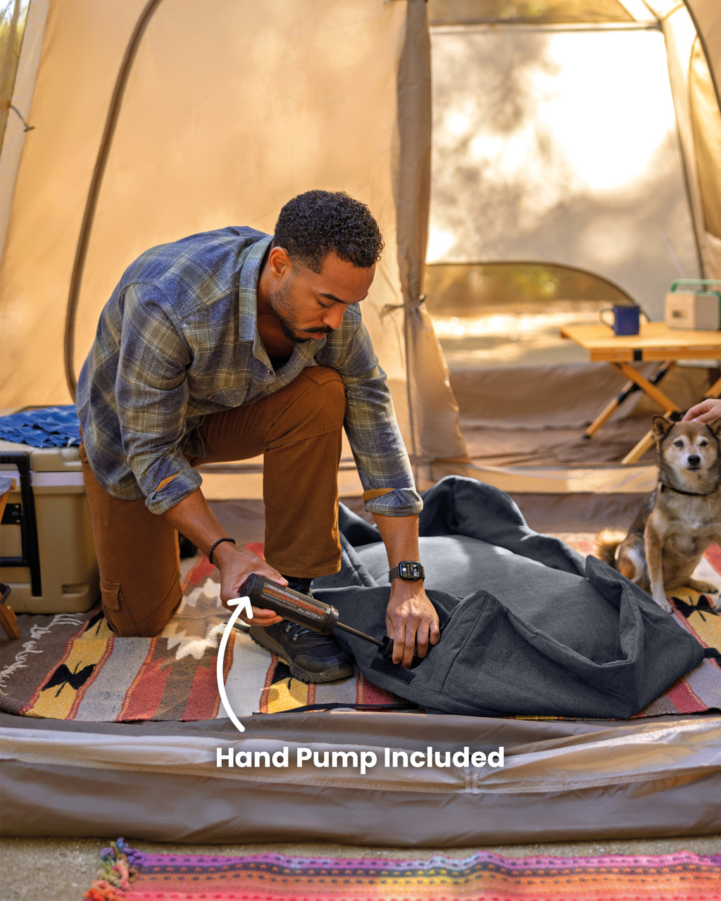 Inflatable Pet Bed With Hand Pump - Medium 15 Inflatable Pet Bed With Hand Pump - Medium