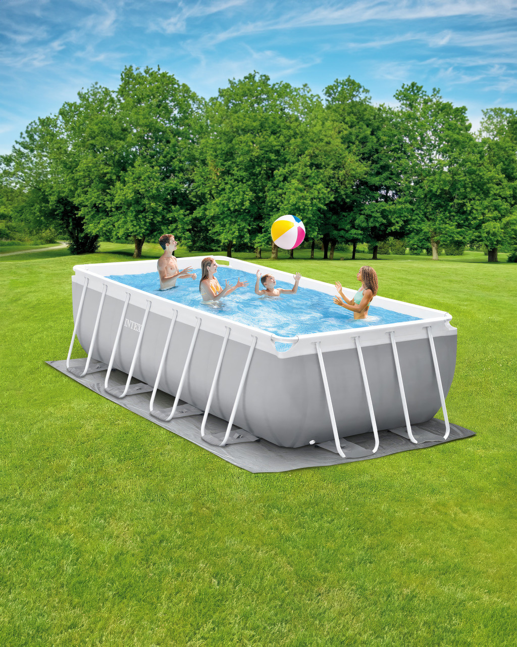 Prism Frame™ 16' x 8' x 42" Rectangular Above Ground Pool Set