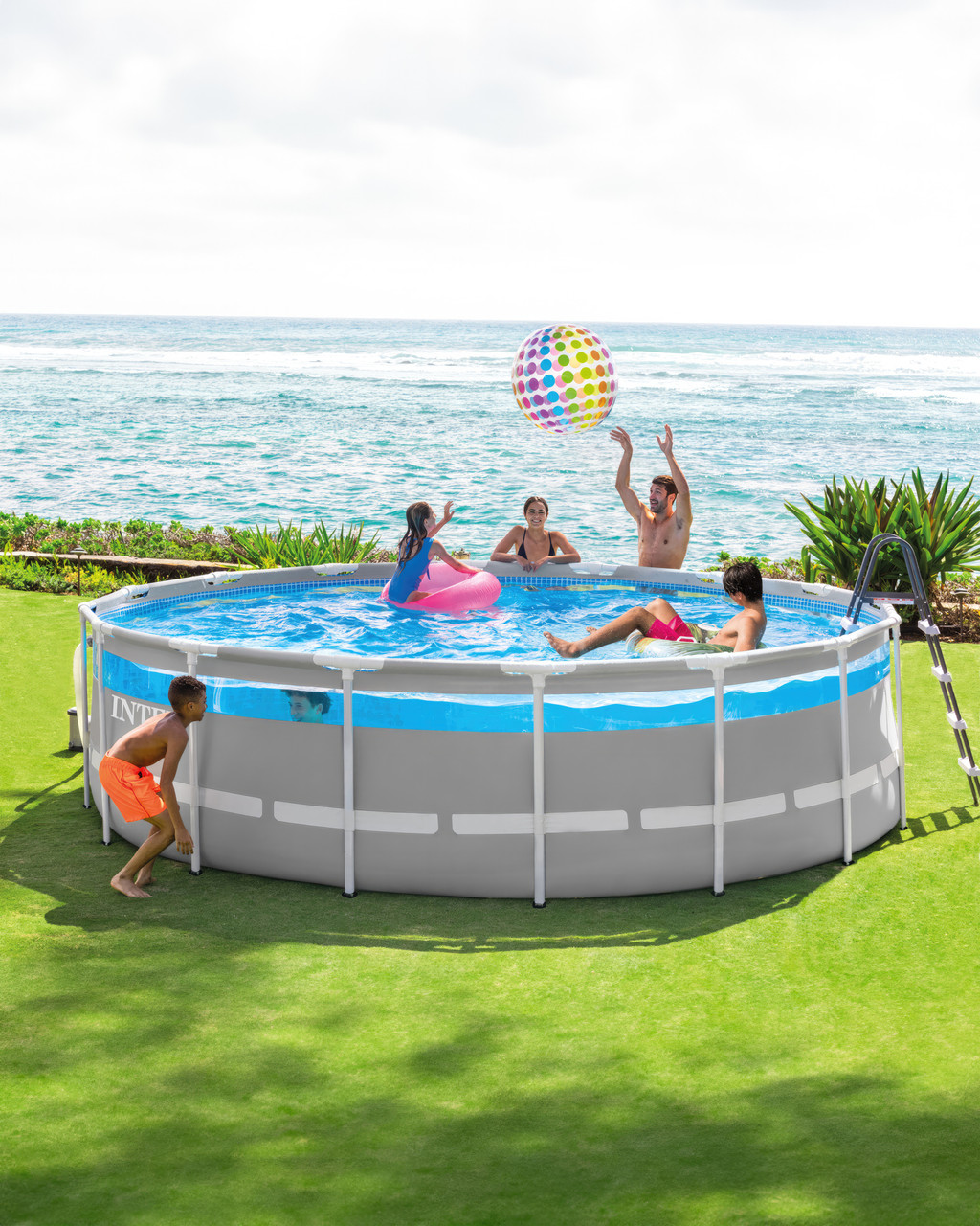 Clearview Prism Frame™ 16' x 48" Above Ground Pool Set