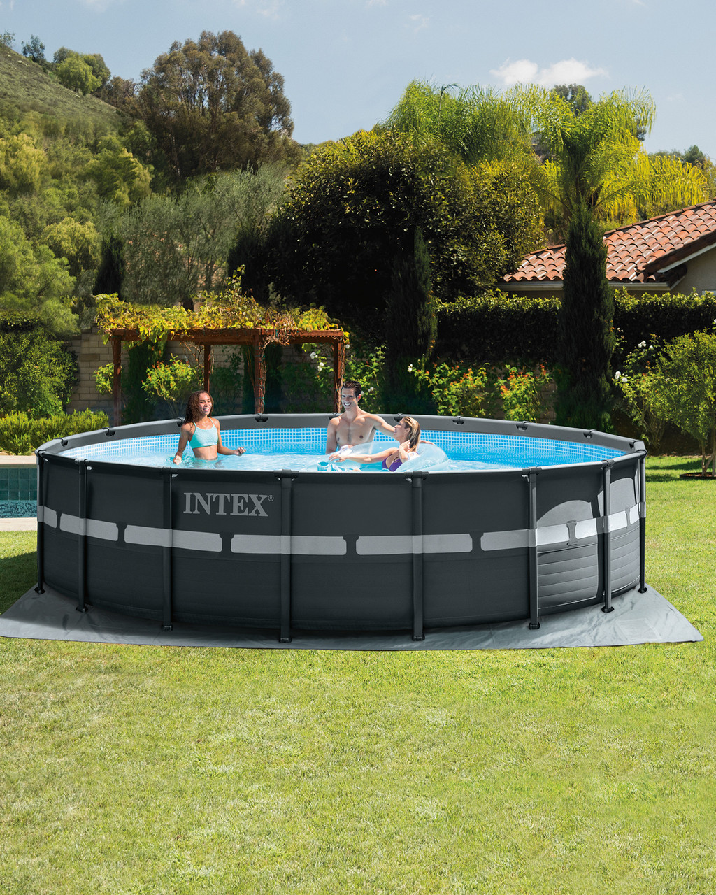 Ultra XTR® Frame Above Ground Pool w/ Sand Filter Pump - 18' x 52" 14 Ultra XTR® Frame Above Ground Pool w/ Sand Filter Pump - 18' x 52"