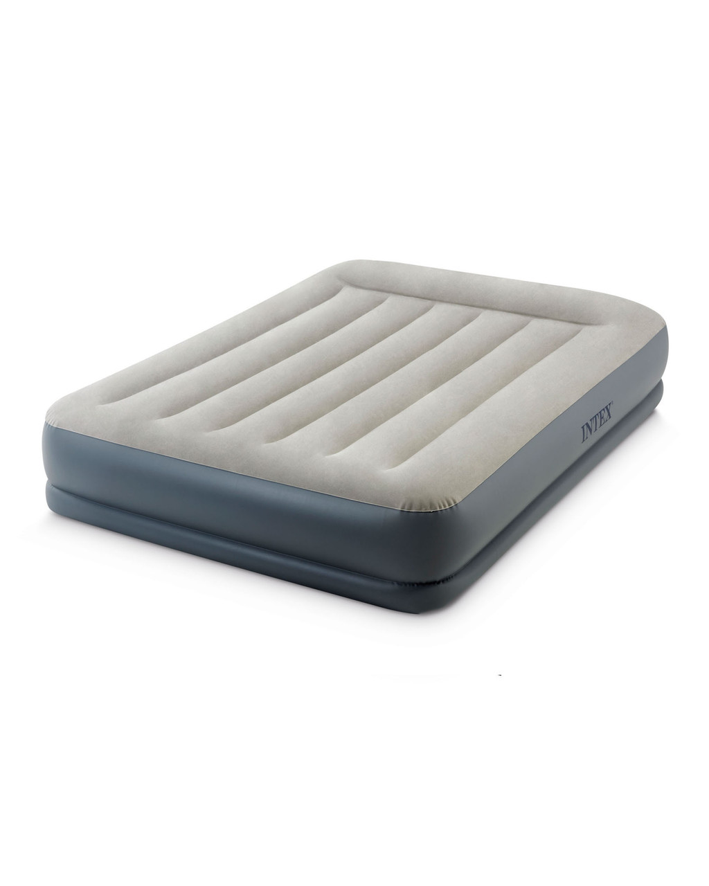 Dura-Beam® Standard Pillow Rest Air Mattress 12" Queen w/ Built-In Electric Pump