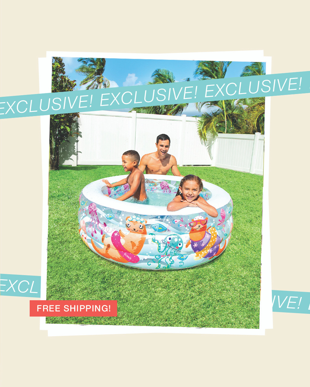 Little Otter Inflatable Kiddie Pool