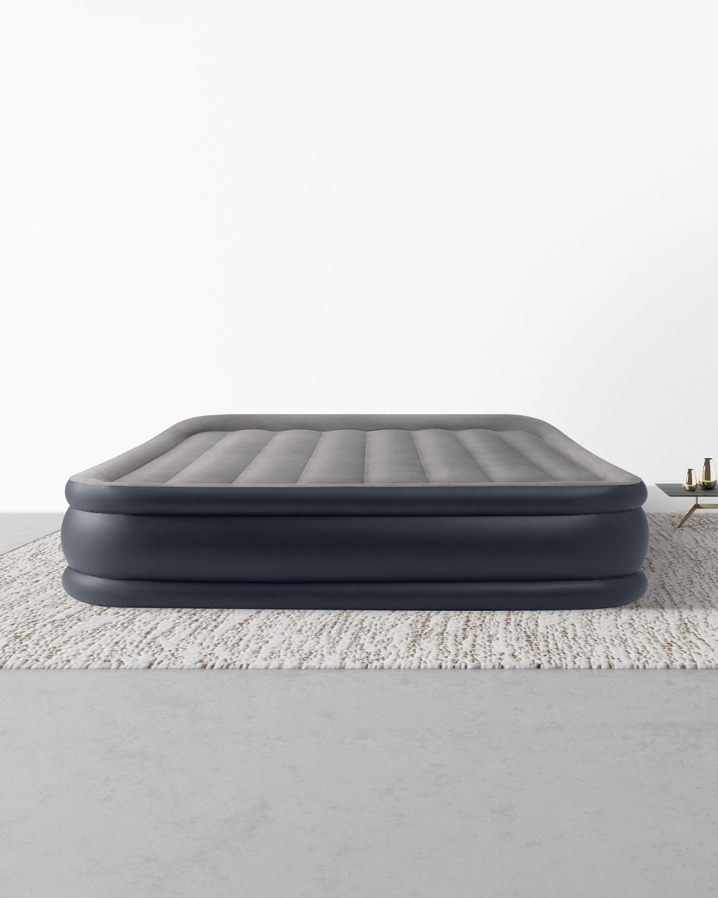 Dura-Beam® Plus Deluxe Pillow Rest Air Mattress 16.5" Queen w/ Built-In Electric Pump