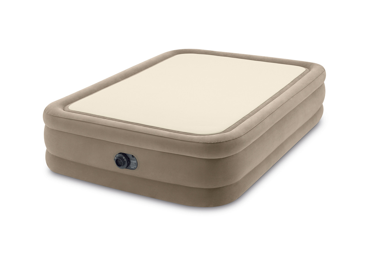 Dura-Beam® Deluxe Thermalux Air Mattress 20" Queen w/ Built-In Electric Pump - Tan 3 Dura-Beam® Deluxe Thermalux Air Mattress 20" Queen w/ Built-In Electric Pump - Tan