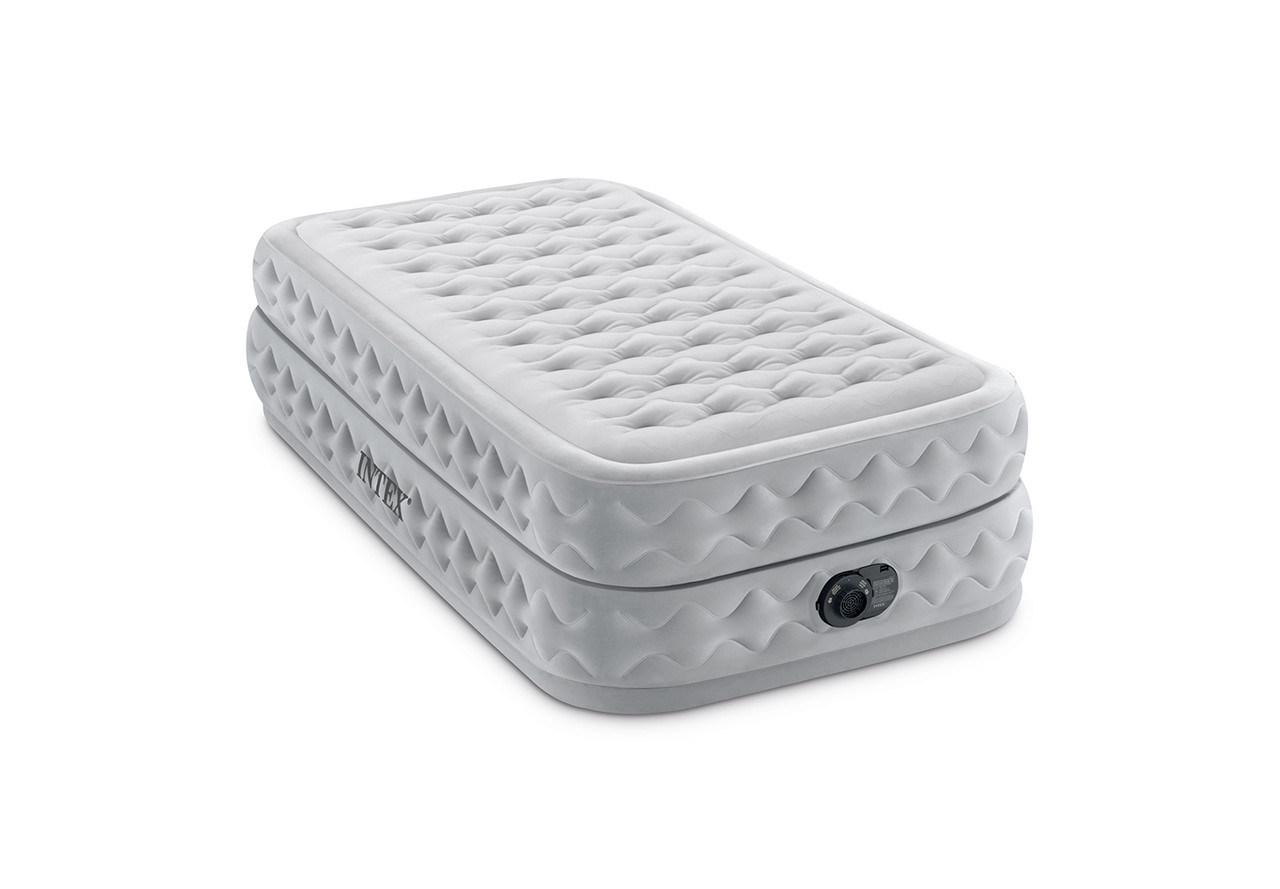 Dura-Beam® Deluxe Supreme Air-Flow Air Mattress 20" Twin w/ Built-In Electric Pump
