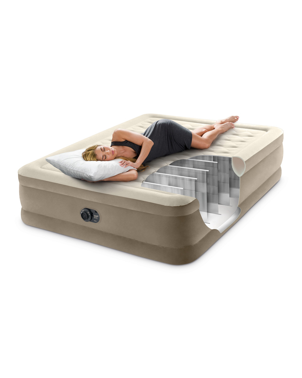 Dura-Beam® Deluxe Ultra Plush Air Mattress 18" Queen w/ Built-In Electric Pump 10 Dura-Beam® Deluxe Ultra Plush Air Mattress 18" Queen w/ Built-In Electric Pump