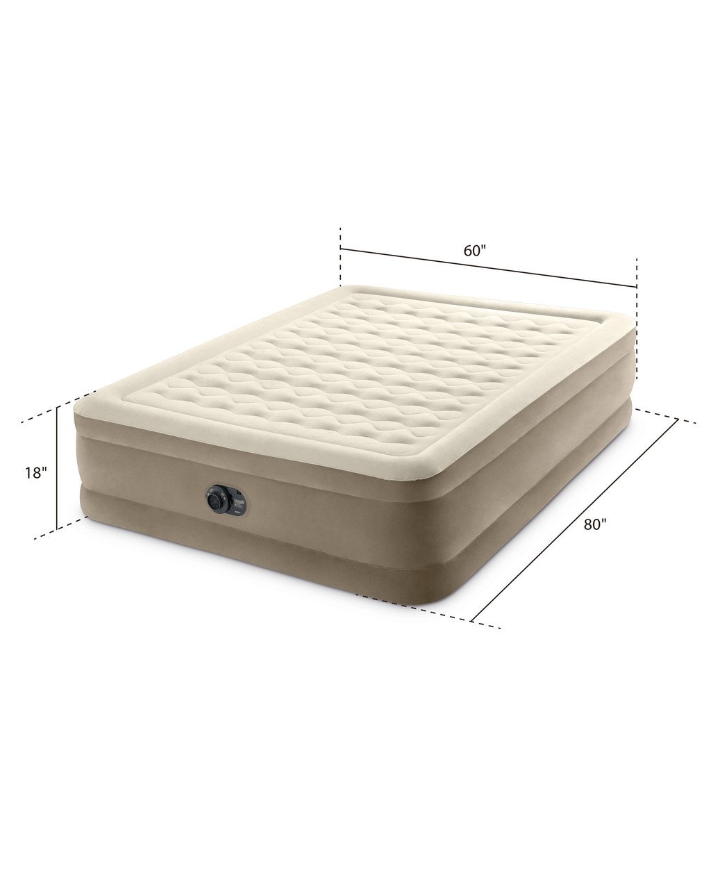 Dura-Beam® Deluxe Ultra Plush Air Mattress 18" Queen w/ Built-In Electric Pump 3 Dura-Beam® Deluxe Ultra Plush Air Mattress 18" Queen w/ Built-In Electric Pump