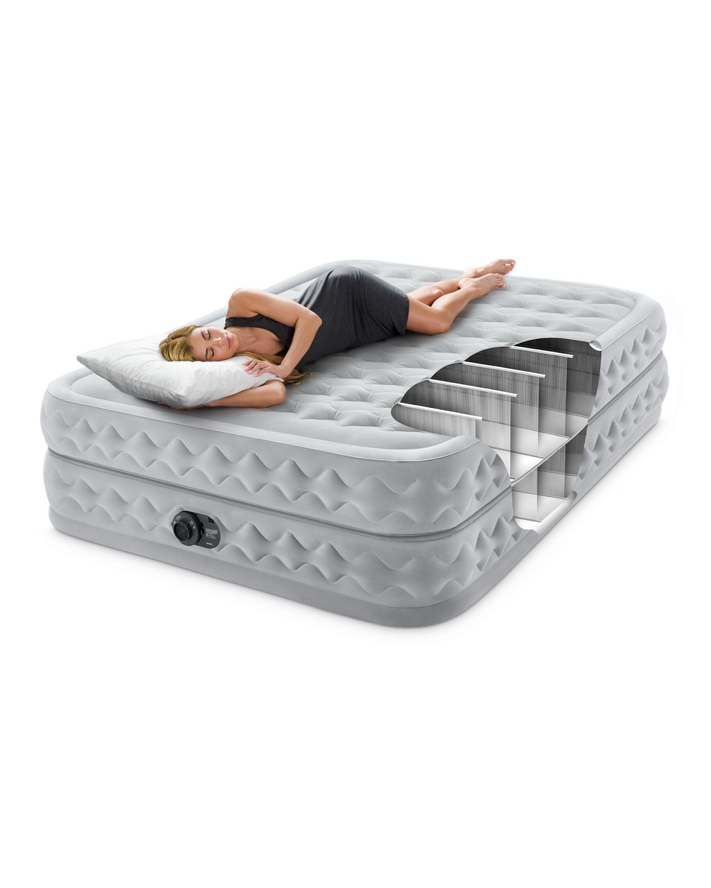 Dura-Beam® Deluxe Supreme Air-Flow Air Mattress 20" Queen w/ Built-In Electric Pump 12 Dura-Beam® Deluxe Supreme Air-Flow Air Mattress 20" Queen w/ Built-In Electric Pump