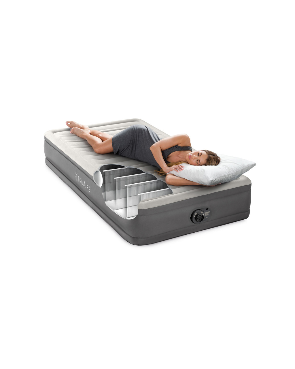 TruAire® Comfort Plush Airbed w/ Fiber-Tech - Twin 6 TruAire® Comfort Plush Airbed w/ Fiber-Tech - Twin