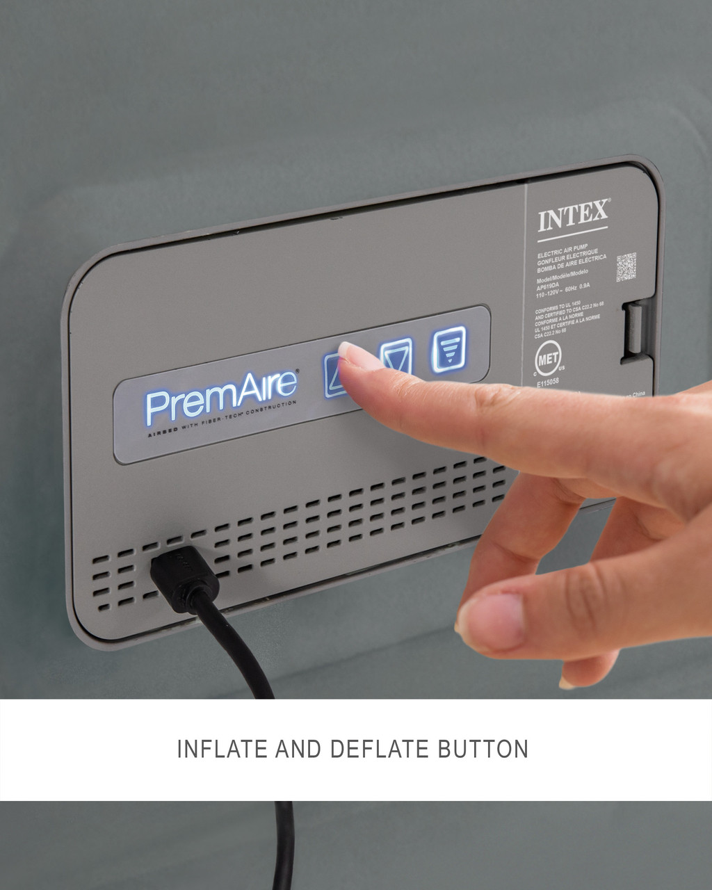 PremAire® II 18" Queen Air Mattress w/ Built-In Electric Pump