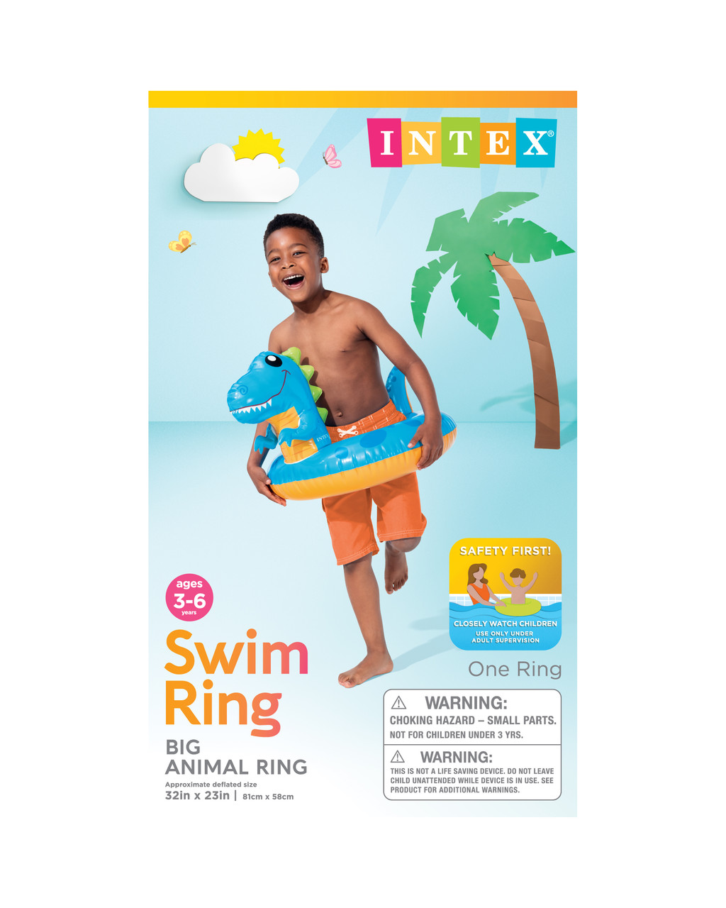 Big Animal Rings - Assorted 12 Big Animal Rings - Assorted