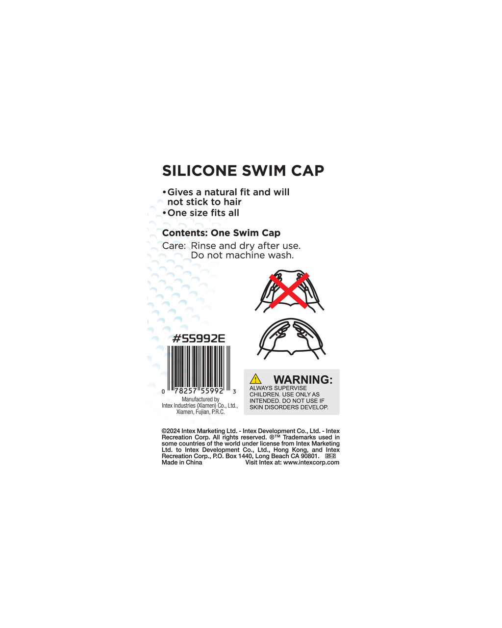 Silicone Swim Caps - Assorted